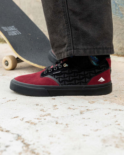 Emerica Shoes Dickson x Independent Red Black US SIZE Skateboard Sneakers