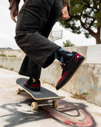 Emerica Shoes Dickson x Independent Red Black US SIZE Skateboard Sneakers