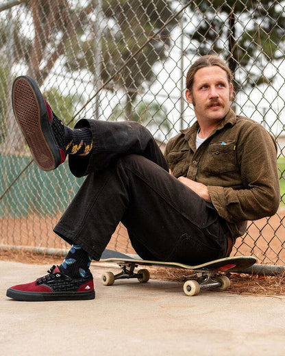 Emerica Shoes Dickson x Independent Red Black US SIZE Skateboard Sneakers