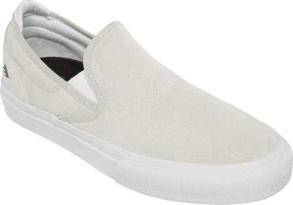Emerica Shoes Wino G6 Slip On White Skateboard Sneakers