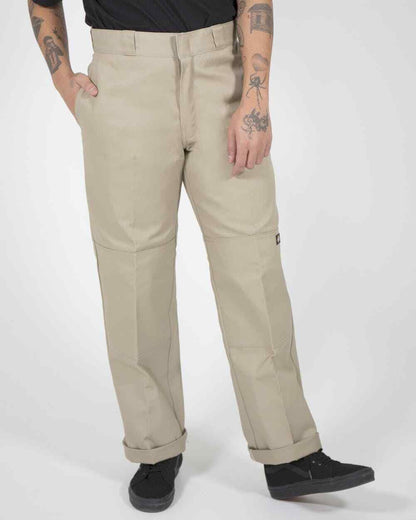 Dickies Pants Double Knee Loose Fit Khaki 85-283 Skateboard Work Pant