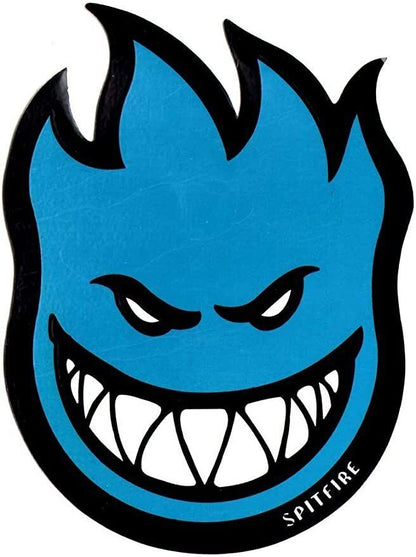 Spitfire Wheels Sticker Fireball Blue LRG 11" x 8" Skate decal