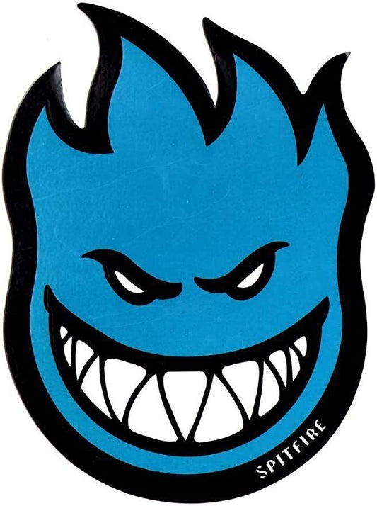 Spitfire Wheels Sticker Fireball Blue LRG 11" x 8" Skate decal
