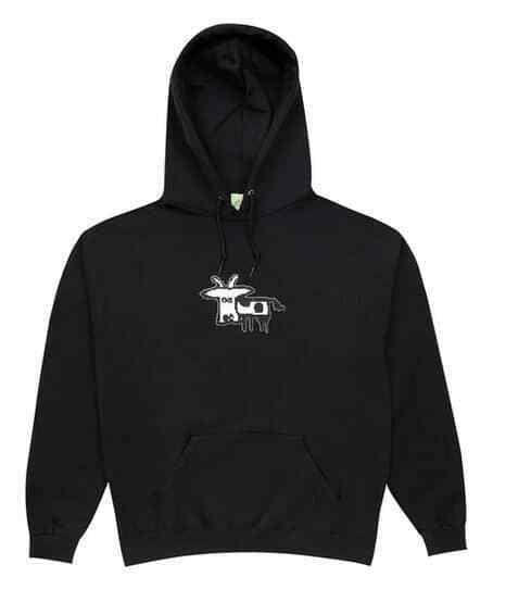 Frog Skateboards Hood Pure Cow Black Pullover