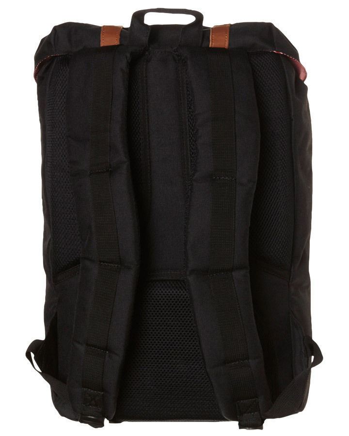 Herschel Supply Co Backpack Little America Black/Tan Synthetic Leather Bag