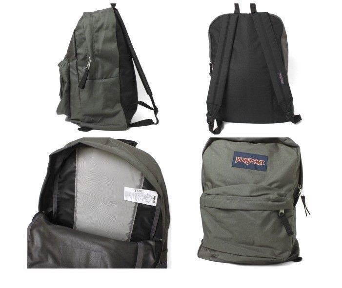 Jansport Backpack Superbreak Forge Grey Skate School Travel Bag