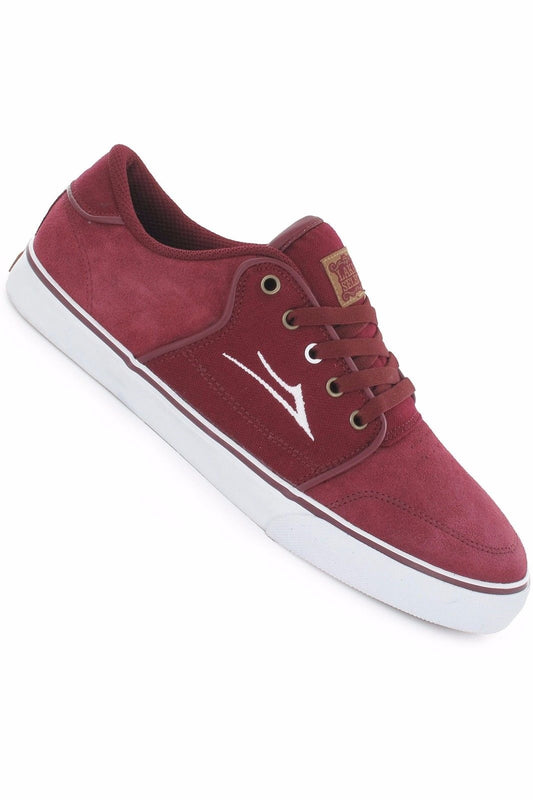 Lakai Shoes Carlo Burgundy Suede US SIZE Skateboard Sneakers