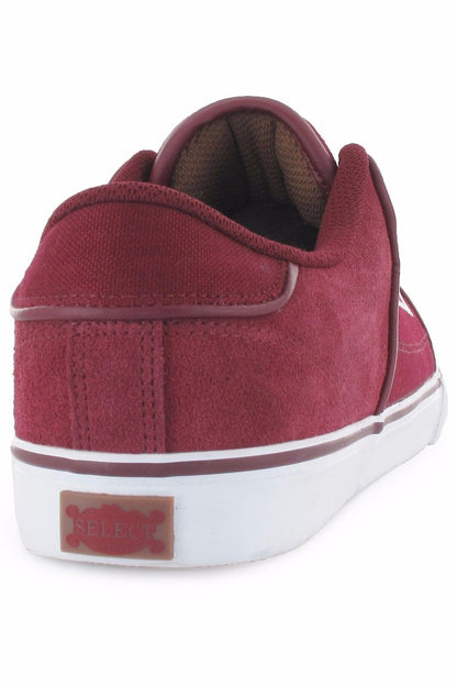Lakai Shoes Carlo Burgundy Suede US SIZE Skateboard Sneakers