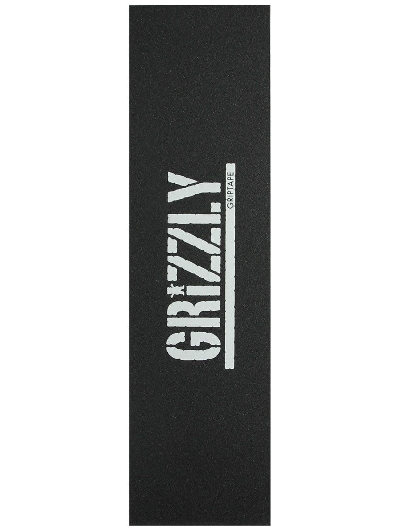 Grizzly Grip Tape White Stamp Team Model Full Skateboard Deck Griptape