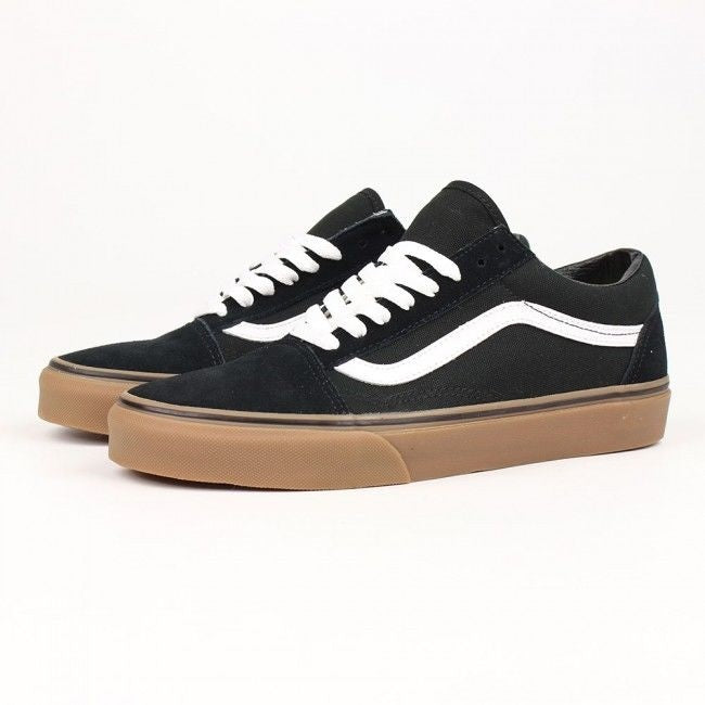 Vans Shoes Old Skool Black Gum USA Size Classic Old School Skateboard Sneakers