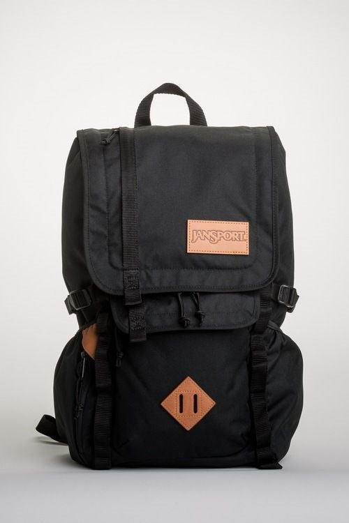 Jansport Backpack Hatchet Black Skate School Travel Bag