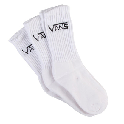 Vans Socks 3 Pack Crew White SIZE 6-9 OTW Classics New Skateboard Bmx Sox