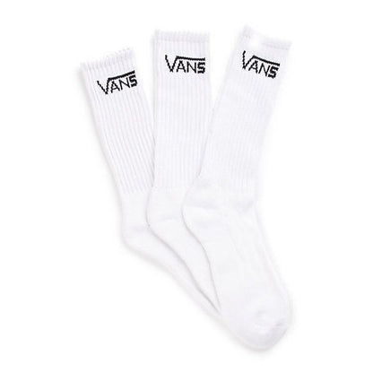 Vans Socks 3 Pack Crew White SIZE 6-9 OTW Classics New Skateboard Bmx Sox