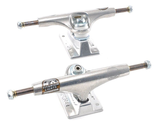Thunder Skateboard Trucks 147 Titanium Lights Polish 8" Axles