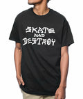 Thrasher Tee Skate And Destroy Black Skateboard Magazine Skateboard T Shirt