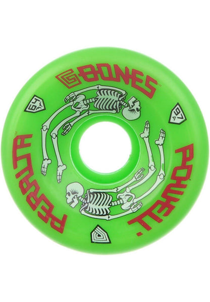 Powell Peralta Skateboard Wheels G-Bones Green 64mm 97a Reissue