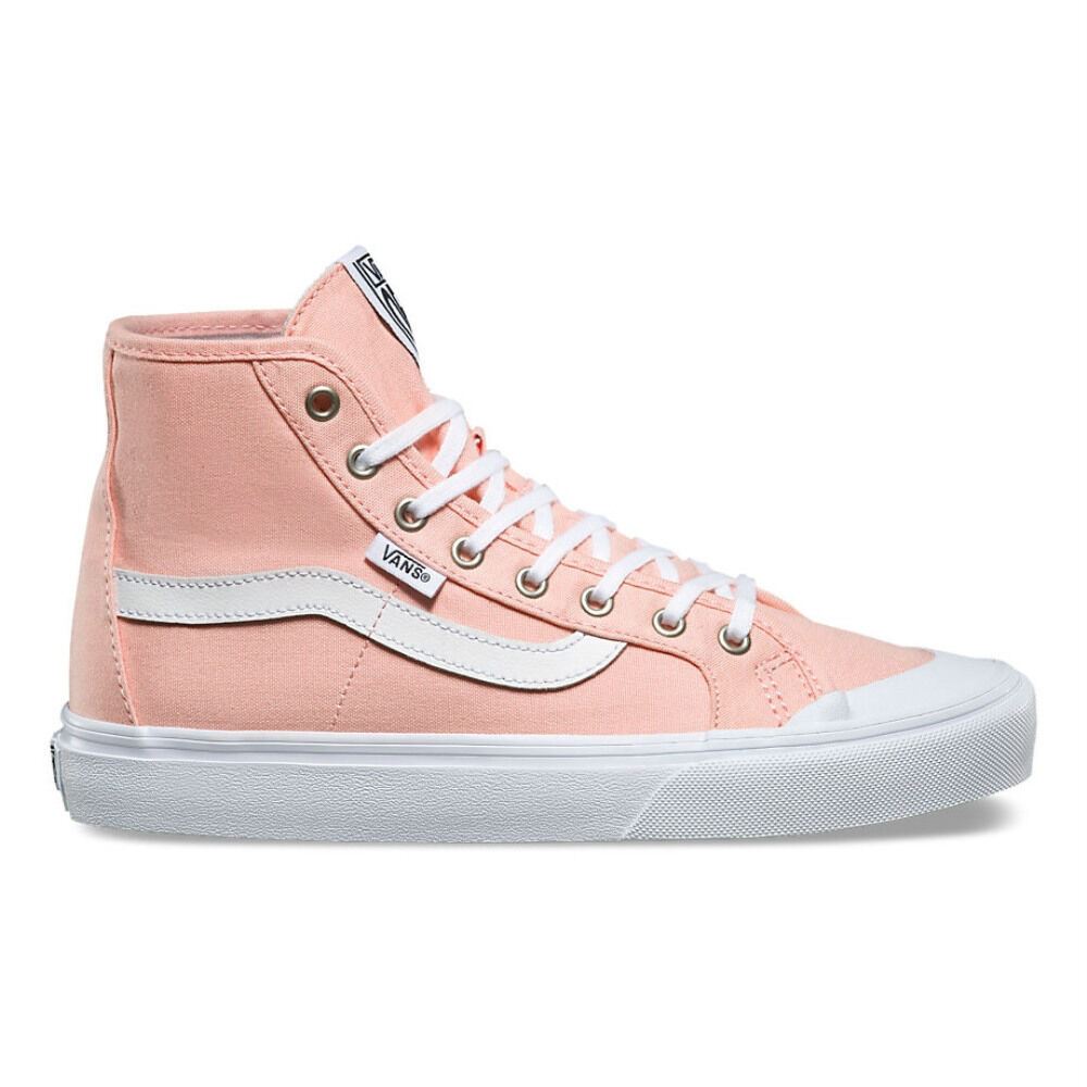Vans Shoes Black Ball Hi Sf Tropical Peach Salmon Skateboard Sneakers