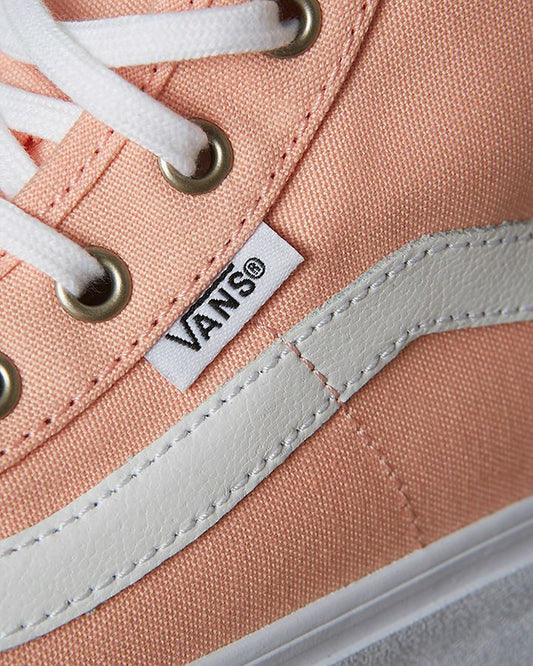 Vans Shoes Black Ball Hi SF Tropical Peach Salmon Skateboard Sneakers