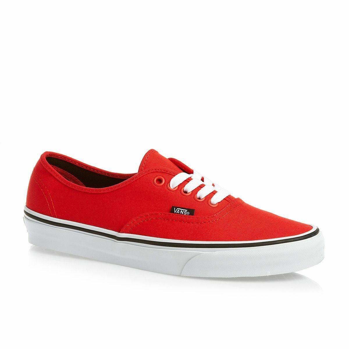 Vans Shoes Authentic Fiery Red Black USA SIZE Skateboard Sneakers