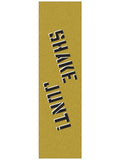 Shake Junt Grip Tape Coloured Gold New Full Skateboard Sheet Griptape