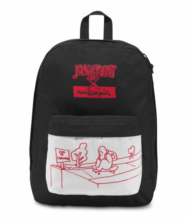 Jansport Backpack Superbreak X Gonz End Of Sidewalk Gonzales Skate School Bag