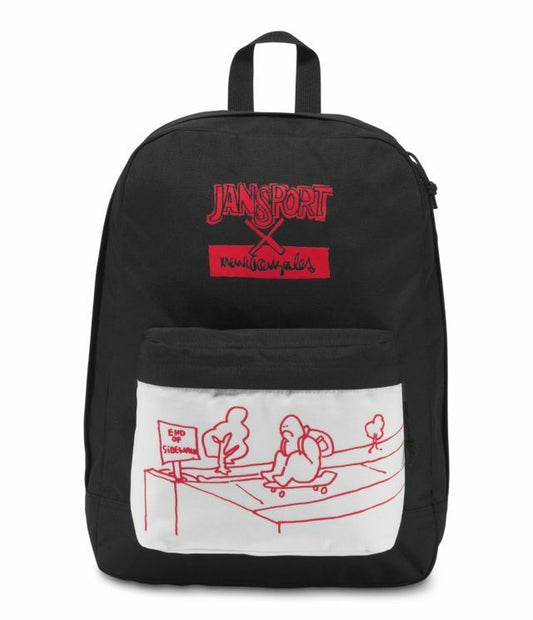 Jansport Backpack Superbreak x Gonz End Of Sidewalk Gonzales Skate School Bag