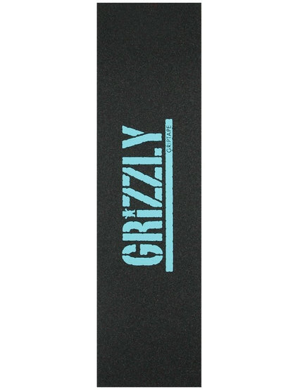 Grizzly Grip Tape Blue Stamp Print Team Model Full Skateboard Deck Griptape