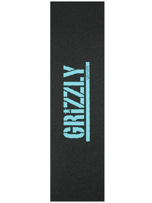 Grizzly Grip Tape Blue Stamp Print Team Model Full Skateboard Deck Griptape