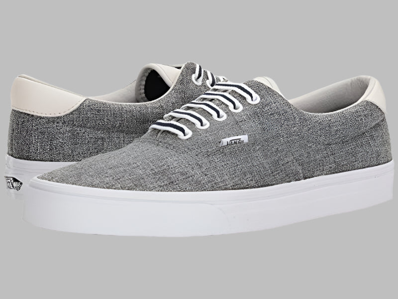 VANS Shoes ERA 59 (Varsity) Frost Gray Blanc De Blanc US SIZE Skateboard Sneaker