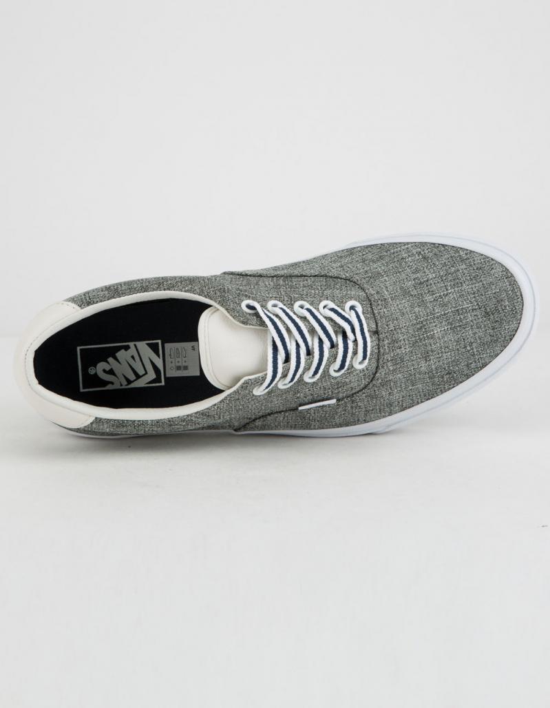 VANS Shoes ERA 59 (Varsity) Frost Gray Blanc De Blanc US SIZE Skateboard Sneaker
