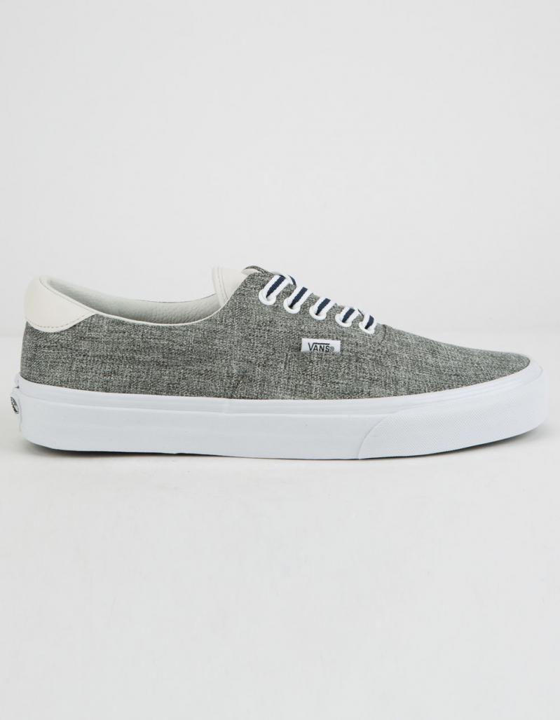 VANS Shoes ERA 59 (Varsity) Frost Gray Blanc De Blanc US SIZE Skateboard Sneaker