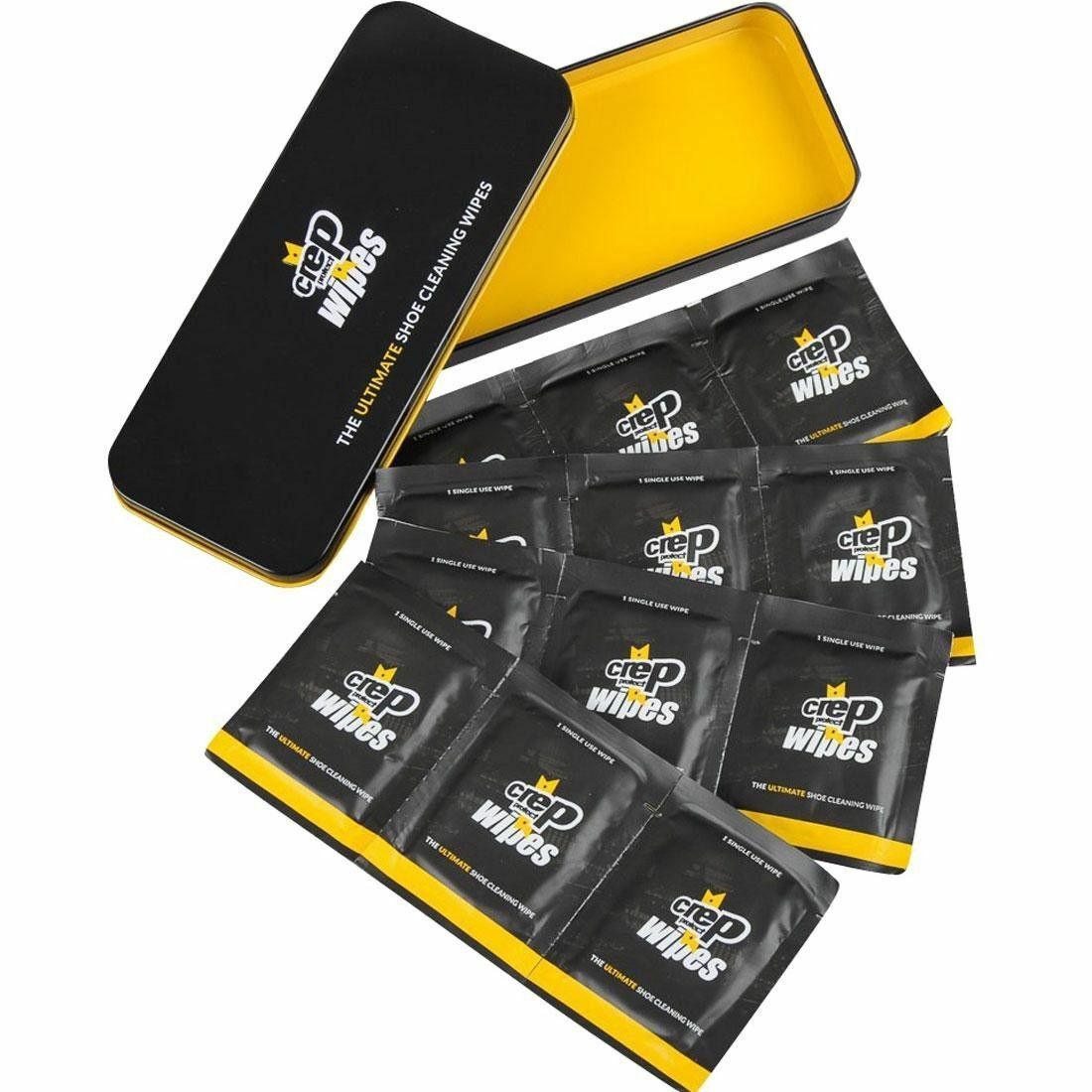 Crep Protect The Ultimate Shoe Cleaning Wipes Tin Box Of 12 Wipes