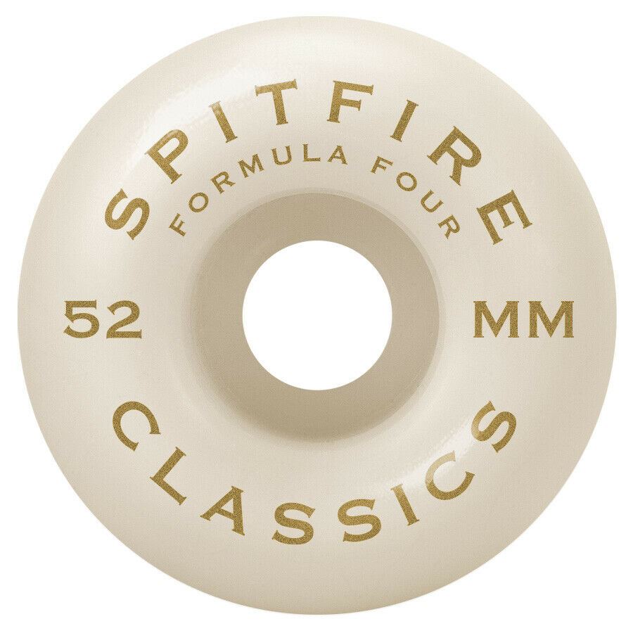 Spitfire Wheels Formula Four Classic Swirl 52mm Green 99d F4
