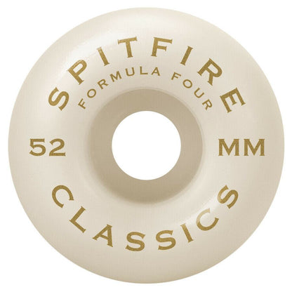 Spitfire Wheels Formula Four Classic Swirl 52mm Green 99d F4