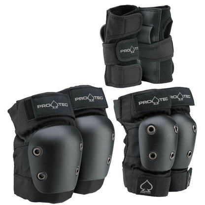 Pro-Tec Pads Street Elbow & Knee Set JUNIOR SMALL Protec Safety Skate Gear