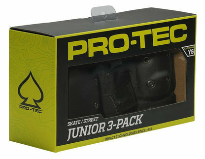 Pro-Tec Pads Street Elbow & Knee Set JUNIOR SMALL Protec Safety Skate Gear