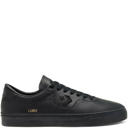 Cons Shoes Leather Louie Lopez Pro Low Black Converse Skateboard Sneakers