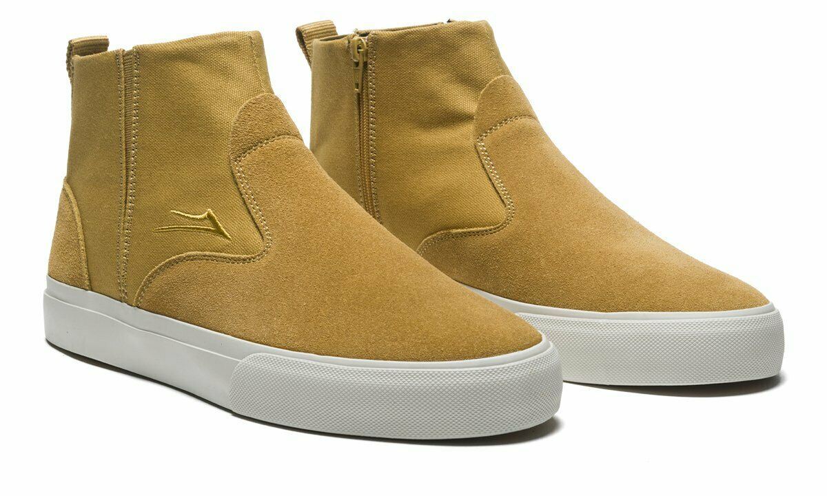 Lakai Shoes Riley Mid Boot Tobacco Suede USA SIZE Skateboard Sneakers