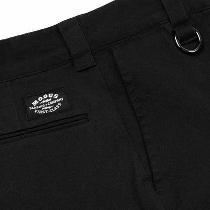 Modus Bearings Work Shorts BLACK w/ Utility Keyring and Stash Pocket