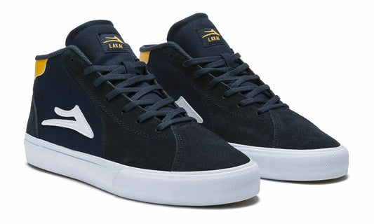 Lakai Shoes Flaco II Mid Navy Suede USA SIZE Skateboard Sneakers