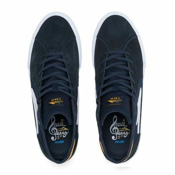 Lakai Shoes Flaco II Mid Navy Suede USA SIZE Skateboard Sneakers