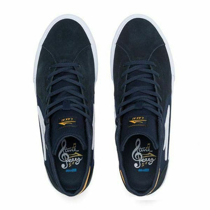 Lakai Shoes Flaco II Mid Navy Suede USA SIZE Skateboard Sneakers