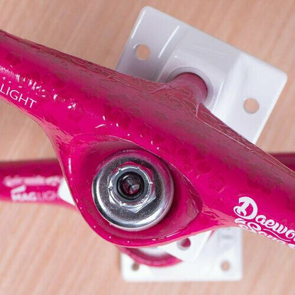 Tensor Skateboard Trucks Mag Light Slicks Daewon Song Candy Pink 5.25 Hollow 8"