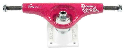 Tensor Skateboard Trucks Mag Light Slicks Daewon Song Candy Pink 5.25 Hollow 8"