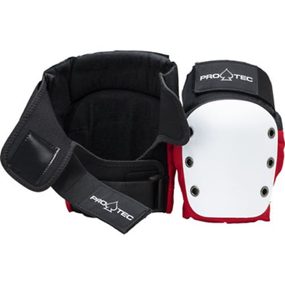 Pro-Tec Pads JUNIOR STREET GEAR 3 PACK RED/WHITE/BLACK Protec Safety