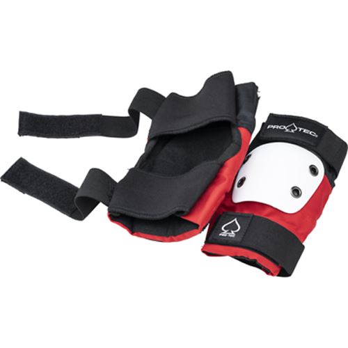 Pro-Tec Pads JUNIOR STREET GEAR 3 PACK RED/WHITE/BLACK Protec Safety