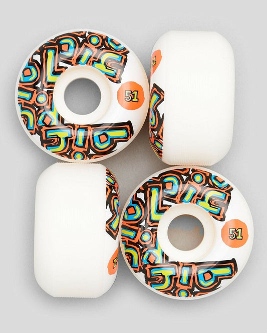 Blind Skateboard Wheels OG Stacked White 51mm