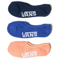 Vans Socks 3 Pack No Show Fusion Coral Size 6 9 Invisible Skateboard Sox