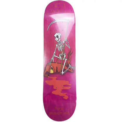 Toy Machine Skateboard Deck Reaper Skeleton CJ Collins 8.25"