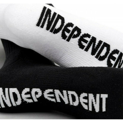 Indy Socks 4 Pack Fuk Off Crew Size 6-10 Mens Independent Skateboard Sox